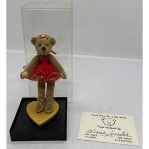 World of Miniature Bears Sylvana #797 by Maria Fuertes Cashmere COA LE New